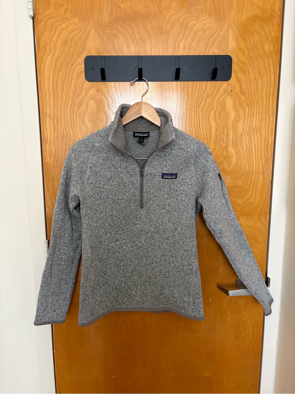 Patagonia better sweater gray quarter zip